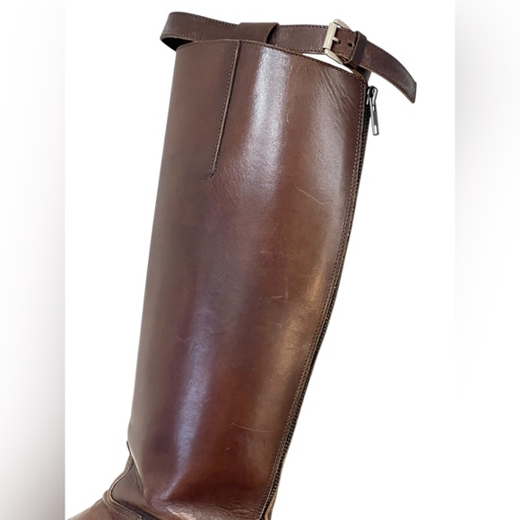 Ann Demeulemeester brown leather riding  boots - Picture 13 of 16